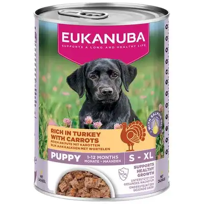 Eukanuba Puppy Rico en pavo con zanahoria - 6 x 400 g - Eukanuba - Comparador de precios