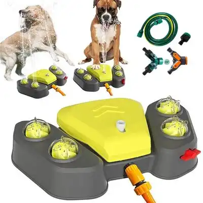 FurryFusion Aspersor de agua para perros activado por la pata - Gris - Furry Fusion - Comparador de precios