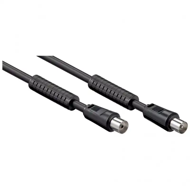 Goobay Cable Coaxial Antena con Ferrita 1.5m Negro