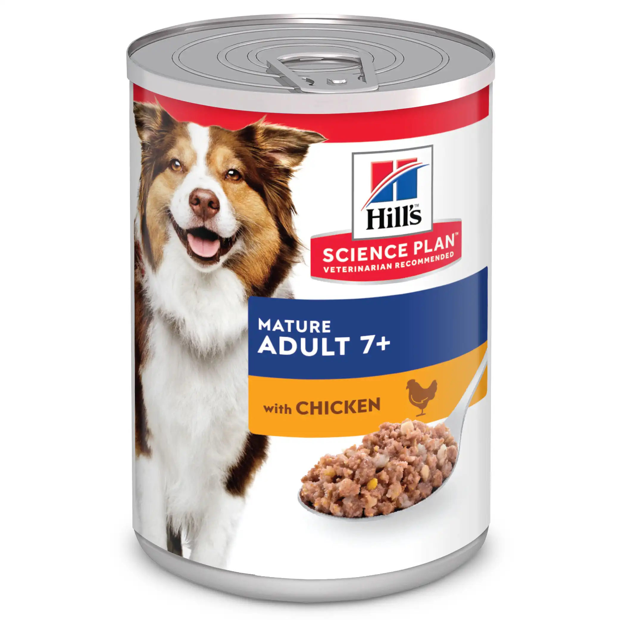 Hill's Mature Adult 7+ Science Plan latas para perros - con pollo y vacuno (12 x 370 g) - Hill's Science Plan - Comparador de precios