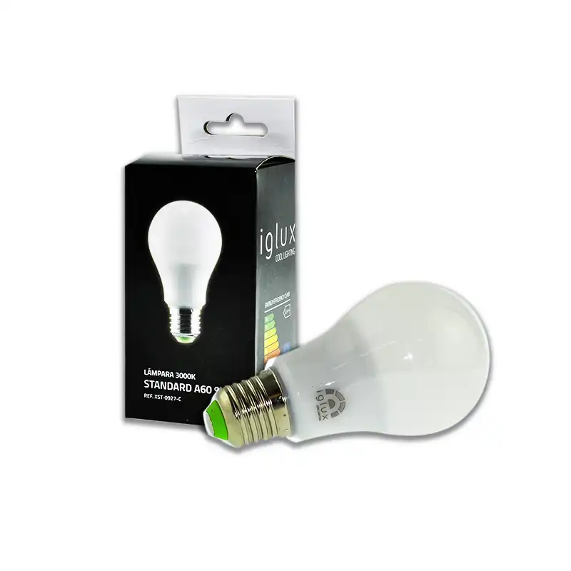 Iglux Bombilla LED 9W E27 Luz Cálida