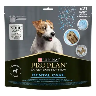 PURINA PRO PLAN Dental Care para perros pequeños (7-12 kg) - 345 g (21 unidades) - Pro Plan - Comparador de precios