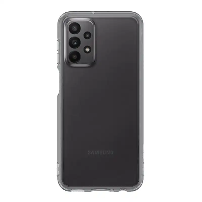 Samsung Soft Clear Cover para Galaxy A23 Negra