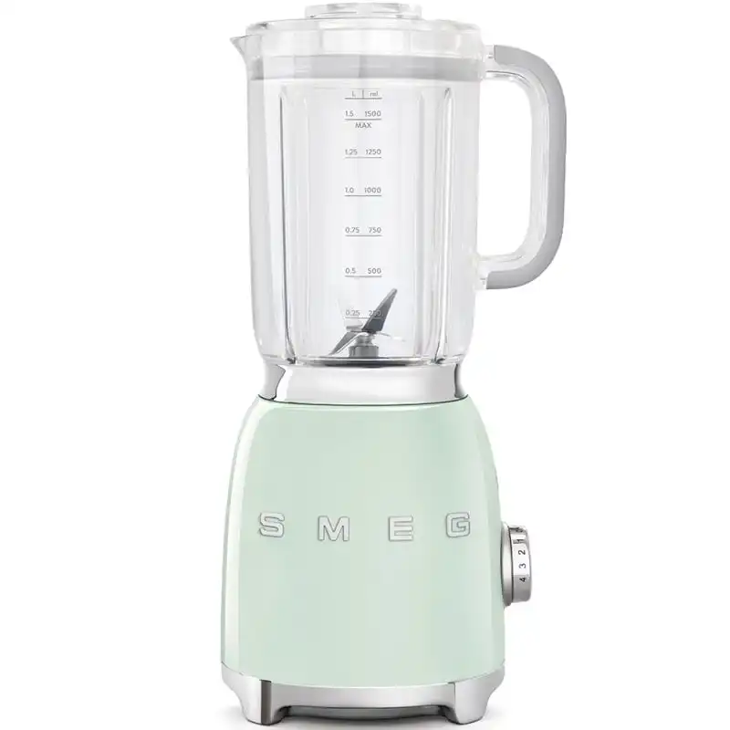 Smeg BLF01PGEU Batidora de Vaso 1.5L 800W Verde Pastel