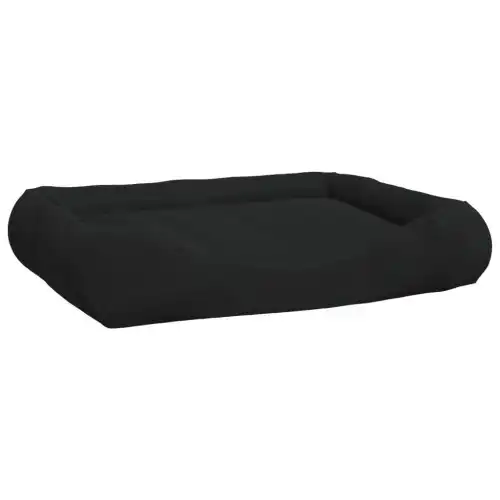 Vidaxl cama rectangular acolchada negro para mascotas