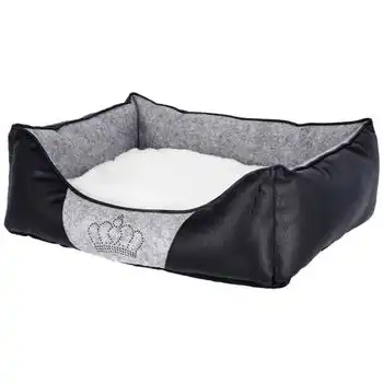 Cama Para Perros Chiara 42x32 Cm Gris Y Negro 80360 Kerbl