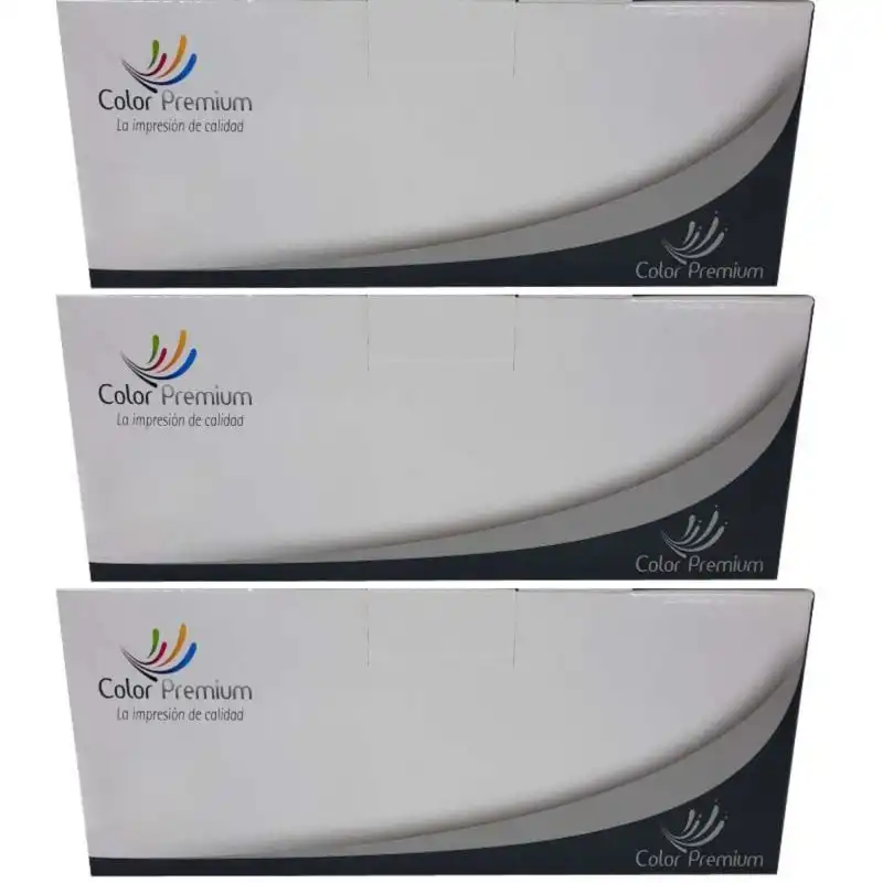 Color Premium Tóner Compatible con Brother TN2320/TN2310 Negro Pack 3 Unidades