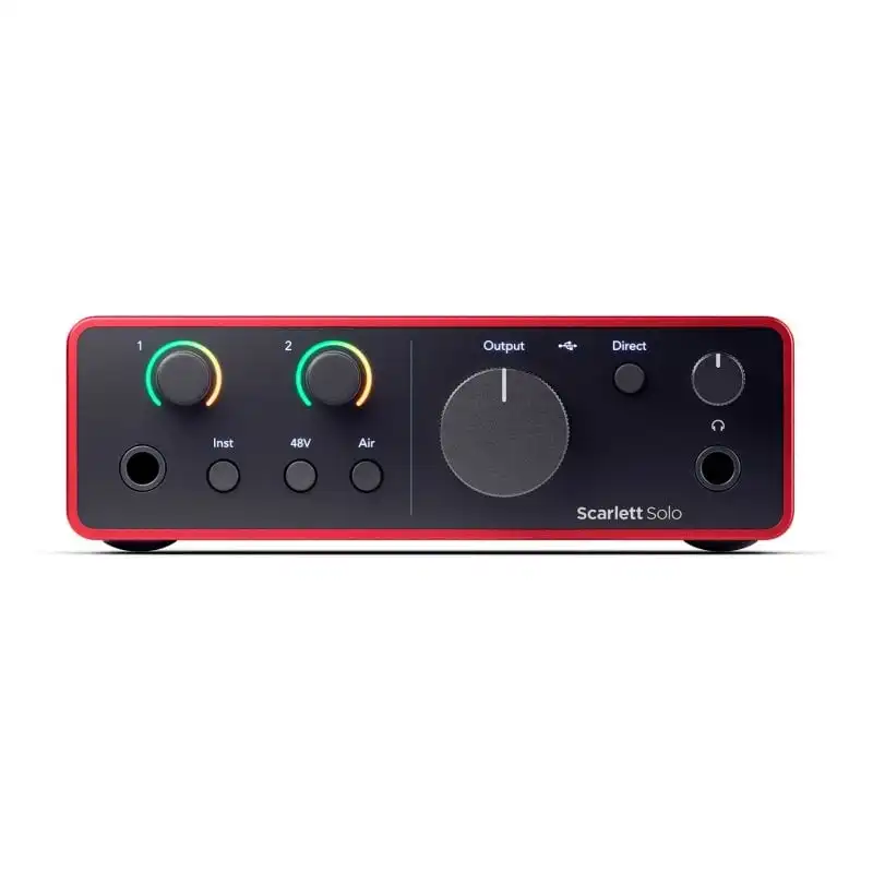 Focusrite Scarlett Solo 4th Gen Interface De Audio