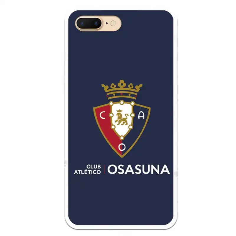 Funda Licencia Oficial CA Osasuna Escudo Fondo Azul para iPhone 8 Plus