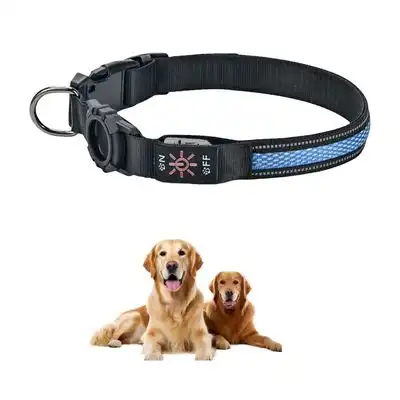 FurryFusion Collar para perros con luz - Azul M - Furry Fusion - Comparador de precios