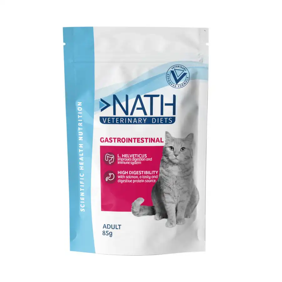 Nath Veterinary Diets Adult Gastrointestinal Sobre para gatos - 85 g - Nath - Comparador de precios