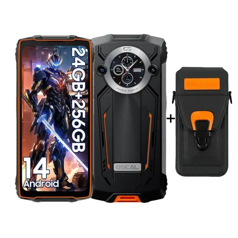 OSCAL Pilot 2 8/256GB Naranja Libre + Funda Protectora