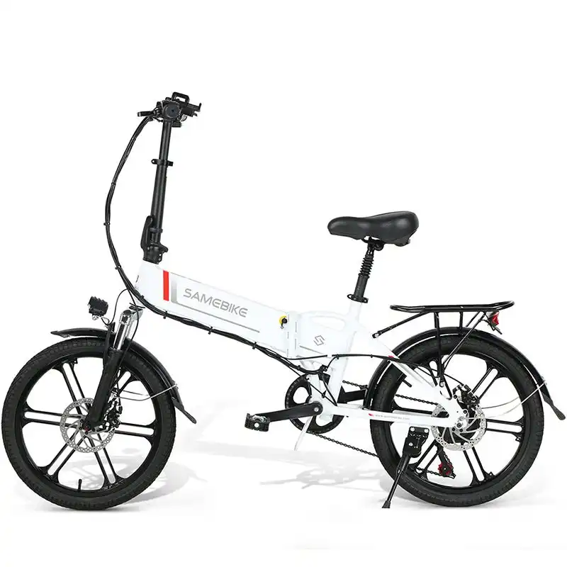 Samebike 20LVXD30-II Bicicleta Eléctrica 350w Batería 48v10ah 20" Blanca
