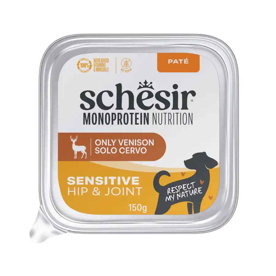 Schesir Monoprotein Tarrina Ciervo paté para perros - 150 g - Schesir - Comparador de precios