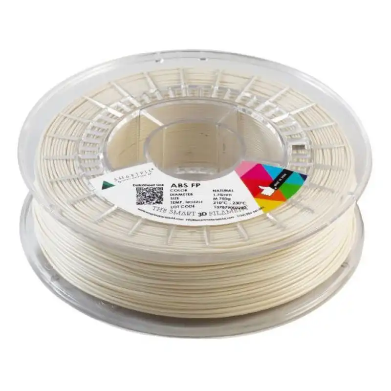 Smartfil ABS Filamento 3D Acabado Liso con Acetona 1.75mm 750g Natural