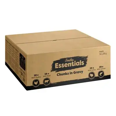 Smilla Essentials Bolsitas Bocaditos en salsa - 112 x 85 g - Pack Ahorro - Smilla - Comparador de precios