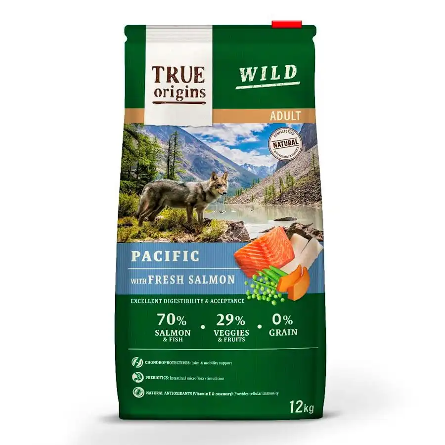 True Origins Adult Wild Pacific Salmón pienso para perros