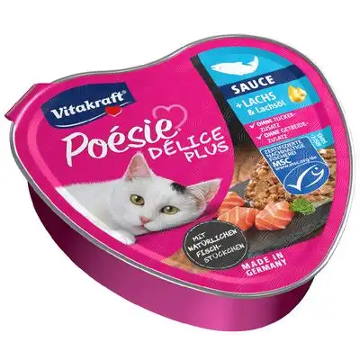Vitakraft Poésie Délice Plus 15 x 85 g - Salmón - Vitakraft - Comparador de precios