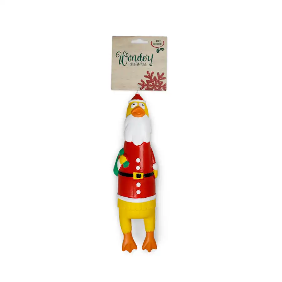 Wonder Christmas Pollo de Látex juguete para perros - Wonder Christmas - Comparador de precios