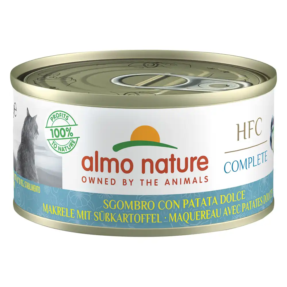 Almo Nature HFC Complete 6 x 70 g - Caballa con boniato