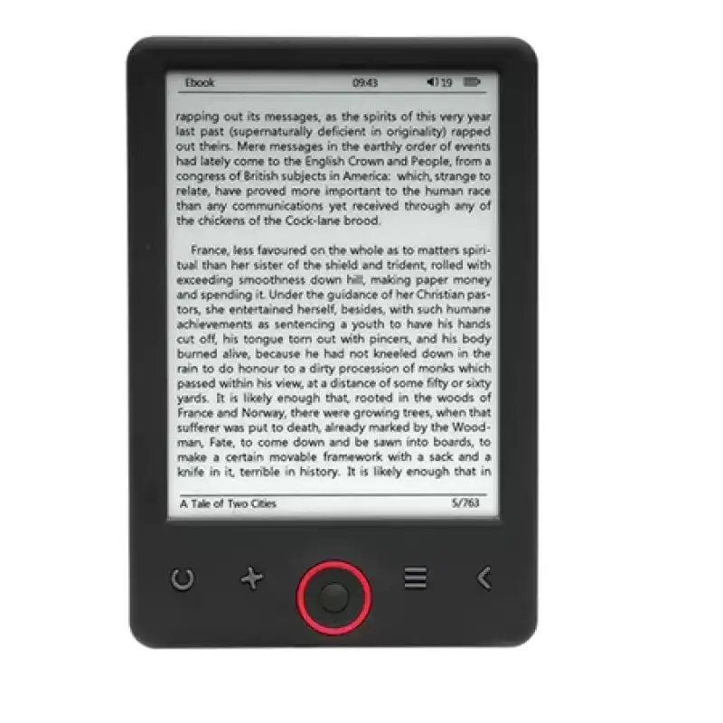 Denver EBO-626 eReader 4 GB Negro