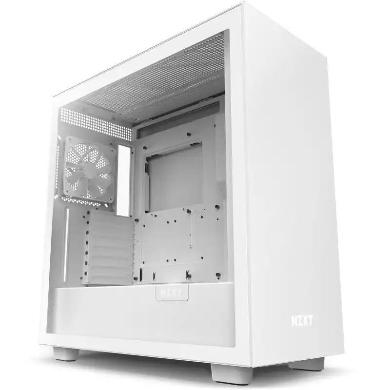 NZXT H7 Cristal Templado USB 3.2 Blanca