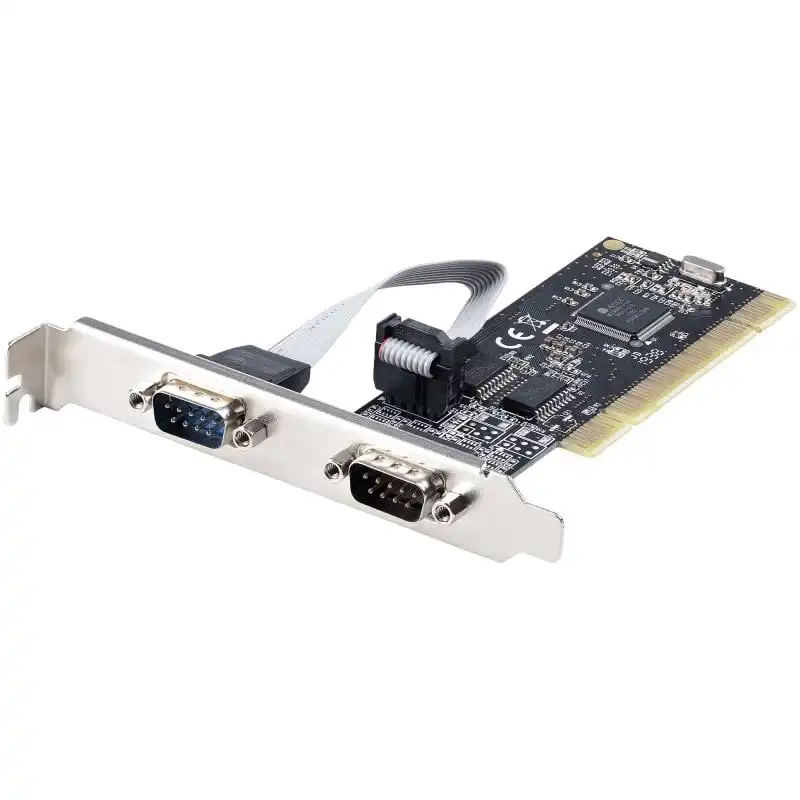 StarTech Tarjeta de Expansión PCI 2 Puertos Serie DB9 RS232