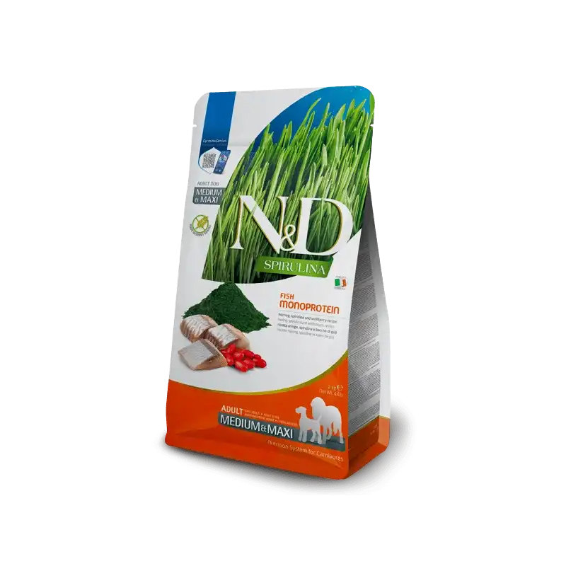 2Kg Farmina ND Spirulina pienso para perros medianos y grandes de Arenque - Farmina - Comparador de precios