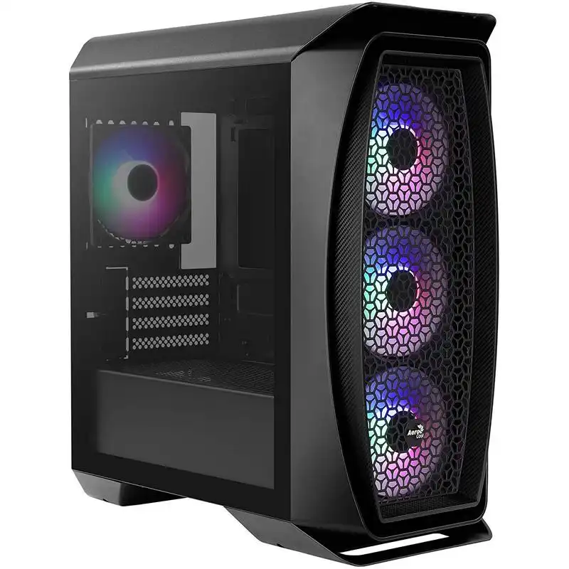 Aerocool Aero One Mini Frost Cristal Templado USB 3.0 RGB Negra
