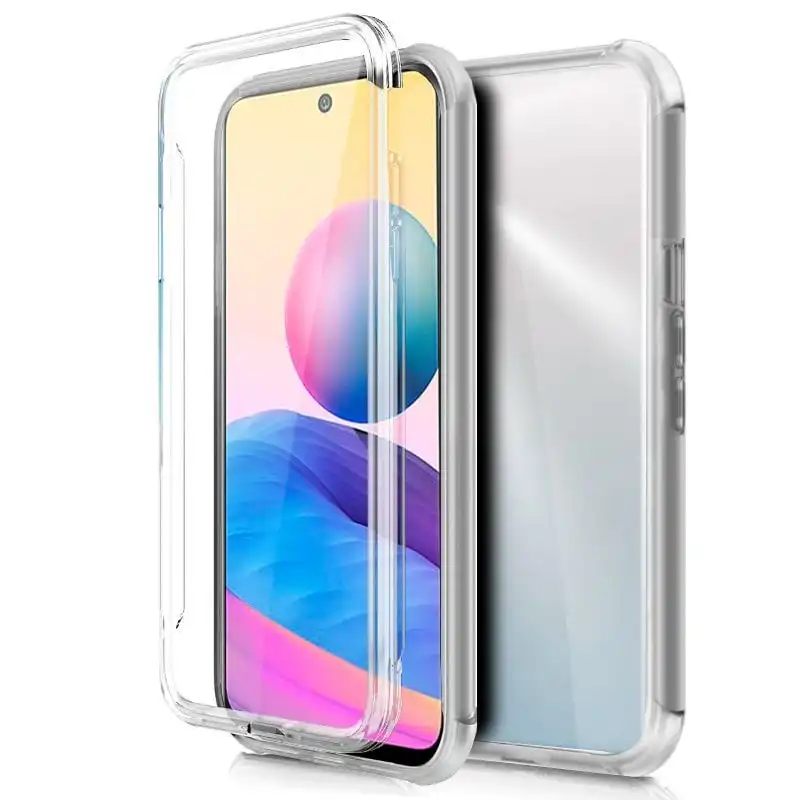 Cool Funda Silicona 3D Transparente Trasera y Delantera para Xiaomi Redmi Note 10 5G / Pocophone M3 Pro 5G