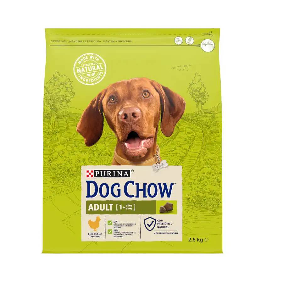 Dog Chow Adult Pollo pienso para perros - 2.5 kg - Dog Chow - Comparador de precios