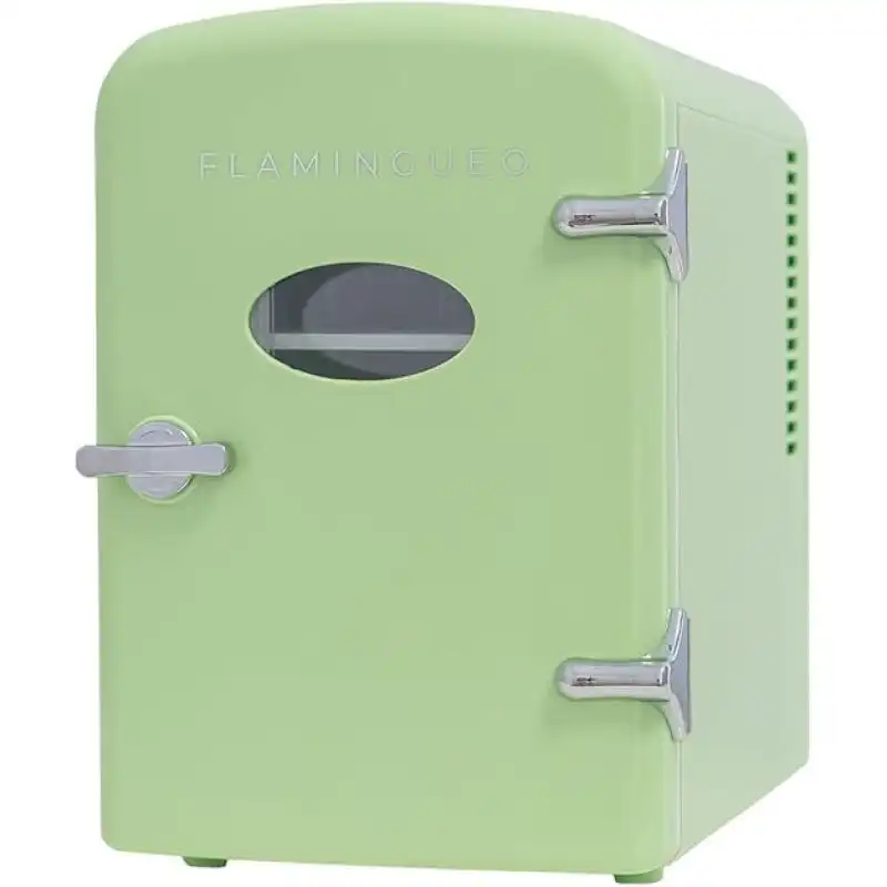 Flamingueo Mini Nevera 4l 12v/220v Función Frío Y Calor Verde Claro