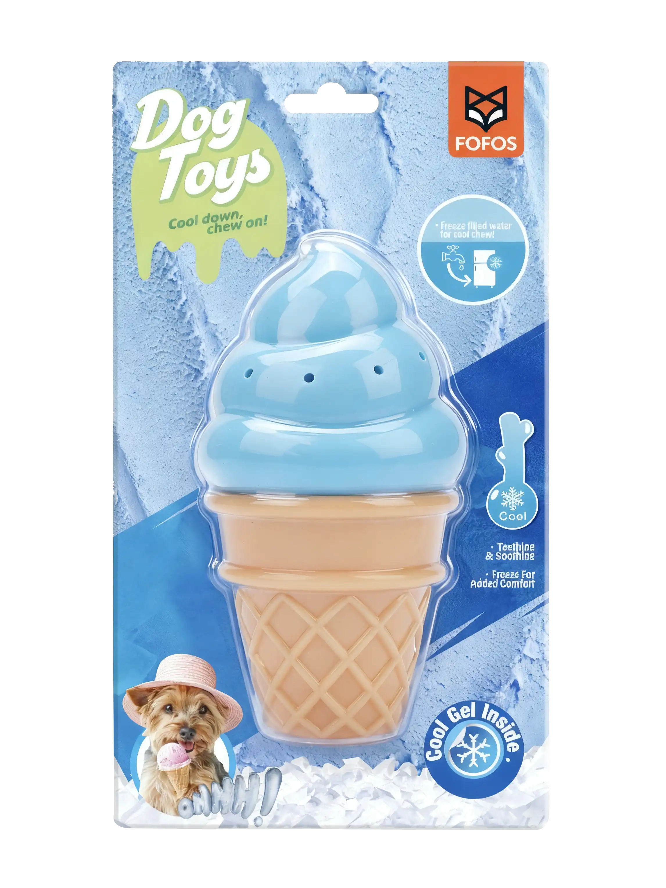 FOFOS  Refrescante para Perro – Helado - 16x8x8 - Fofos - Comparador de precios