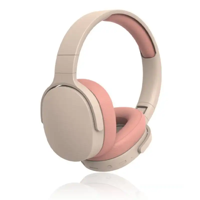 Kinsi P2961 Auriculares Inalámbricos Bluetooth de Diadema Reducción de Ruido Rosas