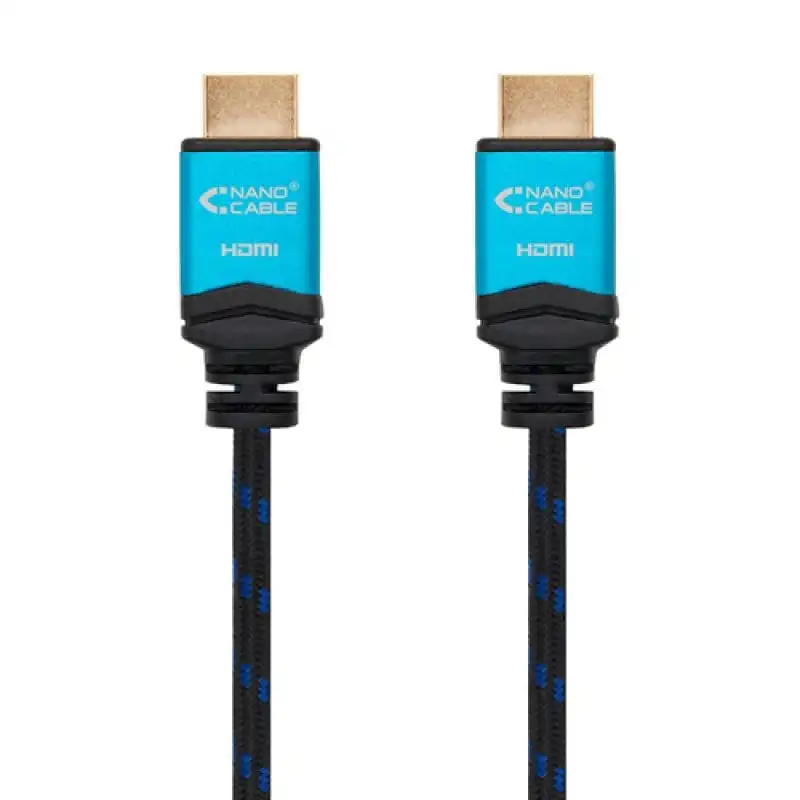 Nanocable Cable HDMI V2.0 4K@60Hz A/M-A/M 3m Negro