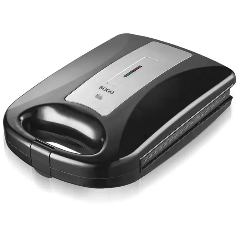 Sogo Sandwichera Eléctrica para 4 Sándwiches 1200W