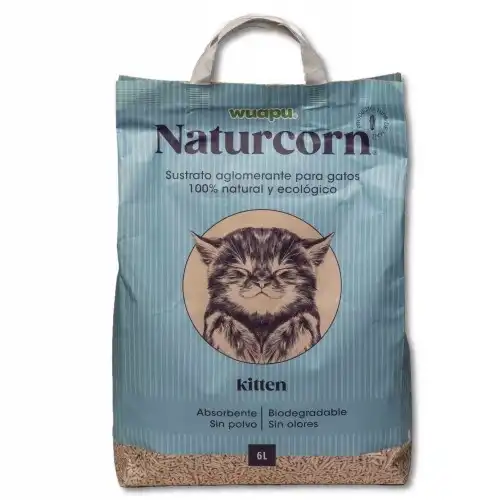 Wuapu naturcorn Kitten arena natural de maiz para gatos - Wuapu - Comparador de precios