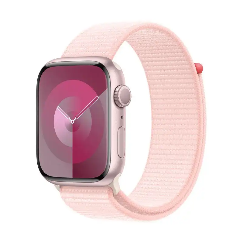 Apple Watch Series 9 GPS 45mm Caja de Aluminio Rosa con Correa Deportiva Light Pink Sport Loop