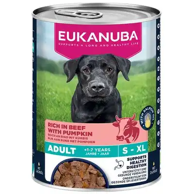 Eukanuba Adult rico en vacuno con calabaza - 6 x 400 g - Eukanuba - Comparador de precios