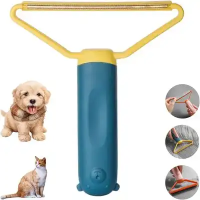 FurryFusion Cepillo de doble cara para pelo de mascotas - Azul - Furry Fusion - Comparador de precios