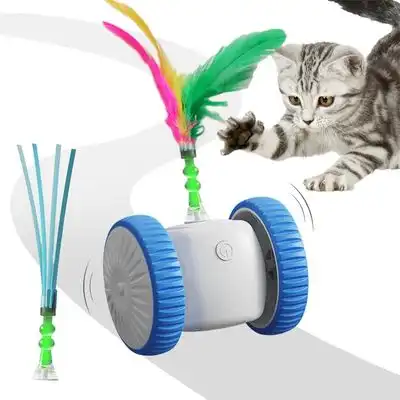 FurryFusion  interactivo para gatos con plumas de colores - Azul - Furry Fusion - Comparador de precios