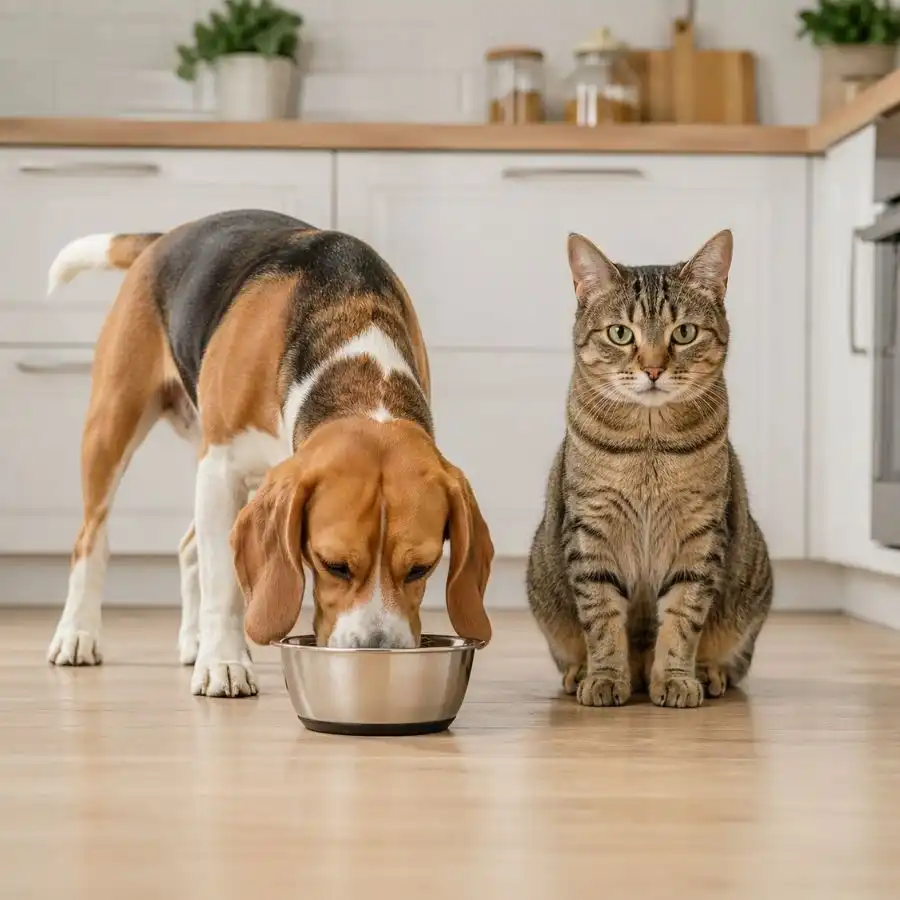 Leeby Comedero Acero Inoxidable con Base Goma para perros y gatos - 500 ml - Leeby - Comparador de precios