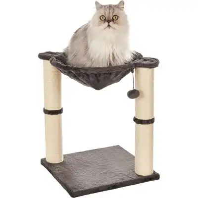 MCBOSON Árbol rascador torre gatos, refugio, cama hamaca poste rascador - Árbol para gatos - Gris - Mcboson - Comparador de precios
