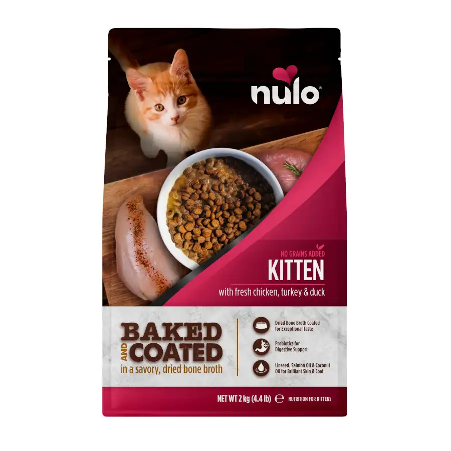 Nulo Baked & Coated Pollo, Pavo y Pato pienso para gatitos 2 kg - Nulo - Comparador de precios