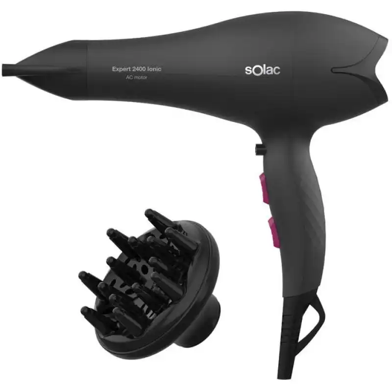 Solac Expert 2400 Ionic Secador de Pelo 2400W Negro