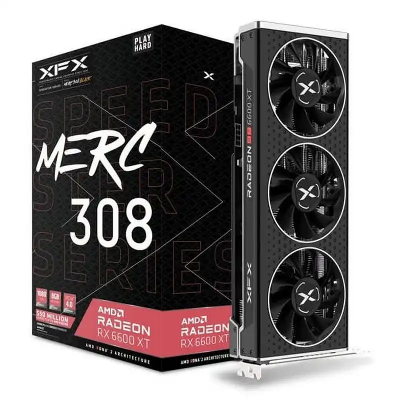 XFX Speedster MERC 308 AMD Radeon RX 6600 XT Black 8GB GDDR6