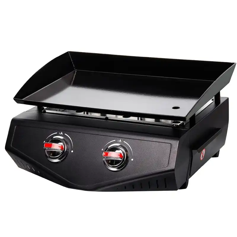 Amsta Plancha de Asar a Gas 2 Fuegos 5000W