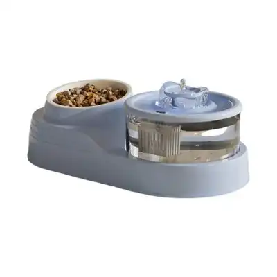 UAMLY Dispensador de agua para gatos 2 en 1 - azul - Uamly - Comparador de precios