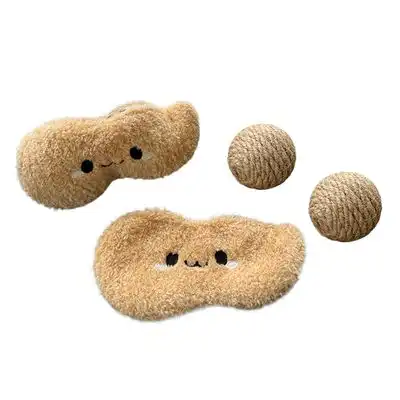 UAMLY  para gatos con forma de cacahuete y bolas de sisal - 2 piezas - Uamly - Comparador de precios