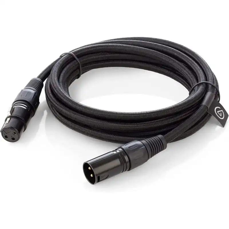 Elgato Cable XLR Cable de Micrófono Apantallado para Grabación en Estudio